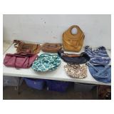Tote of Purses, Various Sizes & Colors