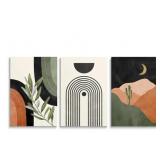 Fchen art Mid Century Set Of 3 Boho WallDecor