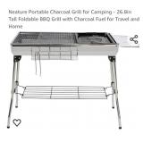 New- Neature Portable Charcoal Grill for Camping