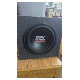 MTX audio 12" Subwoofer in Speaker Box