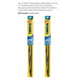 NEW Set of 2 Rain-X 820247 WeatherBeater Wiper