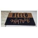 "Hello"/"Goodbye" Choir Door Mat, 18" x 30"*
