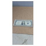 1935E Blue Seal Silver Certificate in protective
