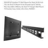 NEW Studless TV Wall Mount for Most 24"-65" TVs,