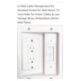 In Wall TV Cable Management Box