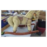 Childs Rocking Horse   Push button on ears for