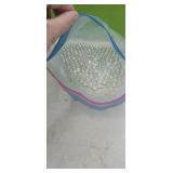 Bag of Iridescent Glass Balls & Vanilla  Candle