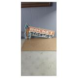 Rocket Scientist  Metal Sign  20" wide x 10.75"