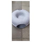24" Cat Tunnel, Felt, Light Grey*appears gently