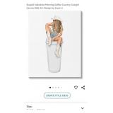 NEW 24" x 30" Morning Coffee Country/Cowgirl