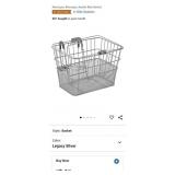 NEW Apollo Bike Basket, Silver*has minor paint