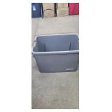 Craftsman Tote, Grey, 20.5" x 13" x 14", No Lid