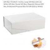 Set of 3 Large Gift Boxes w/ Magnetic Closure,