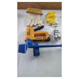 Welding gloves, Bostitch Stapler.        1. 7/8