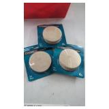 3 pks ( 12 total ) 3 in. Beige Round Felt Heavy