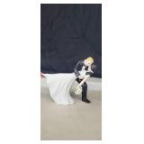"Romantic Dip" Dancing Couple Cake Topper,