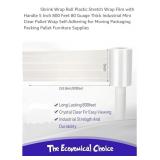 NEW 800 Ft Mini Clear Shrink Wrap Roll w/ 5"