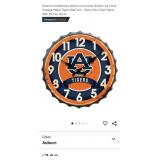 NEW Auburn University Bottle Cap Clock, Vintage