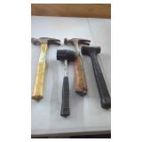 2 Hammers & 2 Rubber Mallets