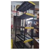 Black & Yellow 5 Shelf Plastic Shelf 3