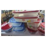 Large Lot of Plastic Kitchen Storage Containers (