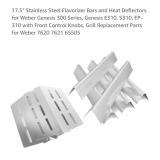 NEW 17.5" Stainless Steel Flavorizer Bars & Heat