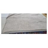 55" x 70" Sherpa Throw, Beige*used, needs