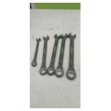(5) HUSKY  Ratcheting Wrenches (used)