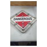 Metal Flip Sign For Equipment or Truck