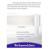 NEW 800 Ft Mini Clear Shrink Wrap Roll w/ 5"