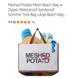 NEW w/ Tags Large Beach/Tote Bag, Brown