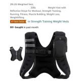 NEW 20lb Weight Vest w/ Reflective Stripe for
