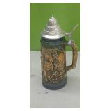 Lidded German Stein