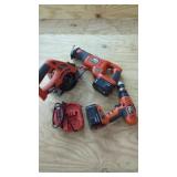 Black & Decker Fire Storm Tool Set 14.4 volt.