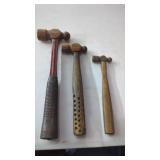 3 Ball peen Hammers