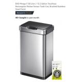 NEW 13.2 Gal Touchless Motion Sensor Trash Can,