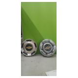 (2) Vintage Chevrolet Hub Caps