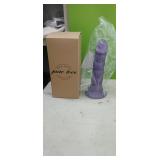 Adult Toy....(New)  9.5" Twisted Dildo ..(Purple)