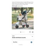 NEW Pet Stroller w/ 360ï¿½ Front Wheel, Mesh Panels