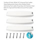 NEW 3 Pk 18" Universal Pool Ladder Replacement