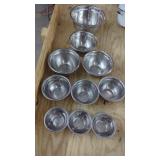 10 PC Stainless Steel Mixing BowlsLarge Bowl