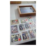 McGwire Baseball Cards & Small Display Case