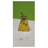 Vintage Metal Bell ..with homemade dinger