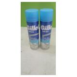 (2) Gillette  Gel A Raser Shave Gel  (7 oz cans)