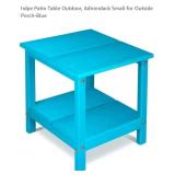 Adirondack Patio Table, Blue*Assembly Required,