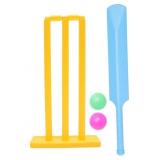 NEW Kids Cricket Set w/ 2 Balls, Plastic