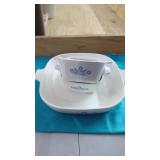 3 PCs Corning Ware Corn Flower