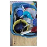 Lots of Kitchen Storage Containers, Yellow