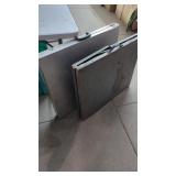 2 Metal Folding Flea Market/ Yard Sale Tables