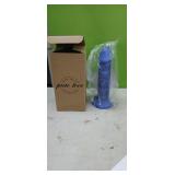 Adult Toy (New)  8 " Twisted Dildo.  (Blue)
